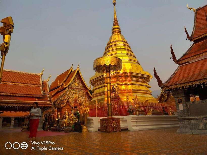 Spiritual Sunrise Wat Doi Suthep, Pha Lat, Alms & Meditation - U-Mong underground tunnels: peace in a temple you don’t expect