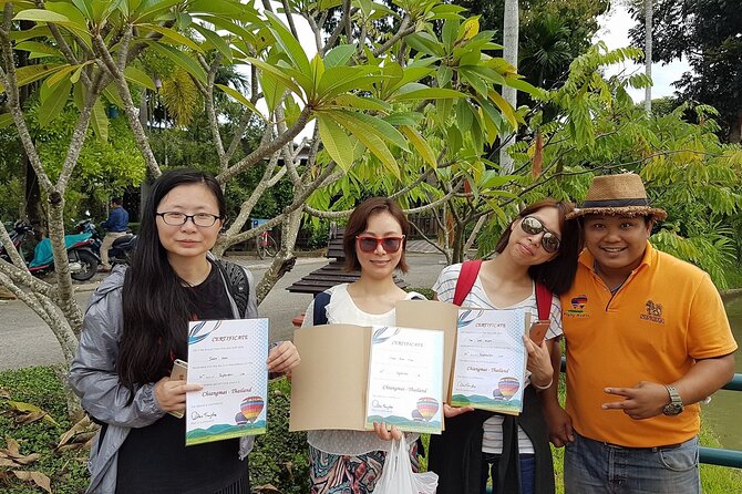 Sunrise Hot Air Balloon Adventure in Chiang Mai - Drinks, Champagne Pop, and the Completion Certificate
